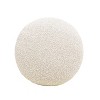 NicBex Mushroom Ottoman White Boucle Foot Stool with Wood Frame, High Density Foam for Family Room, Living Room - 2 of 4