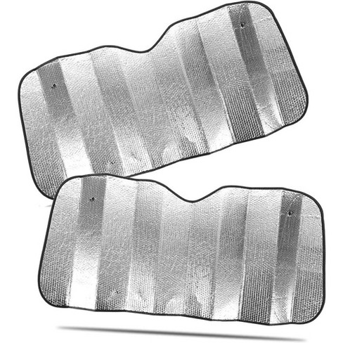 Zone Tech Silver Car Foldable Sun Shade 2 Pack - Premium Quality ...
