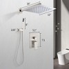 ALEXOUN  12" Rain Shower Head Systems Wall Mounted Shower - 2 of 4