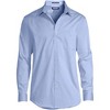 Lands' End Men's Solid No Iron Supima Pinpoint Straight Collar Dress Shirt - 2 of 3
