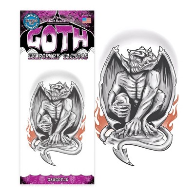 Tinsley Transfers Gargoyle Goth Tattoo Costume Accessory