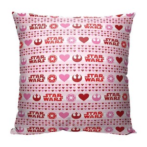 Disney Star Wars Love And Star Wars Throw Pillow 18x18 Inches - 1 of 2