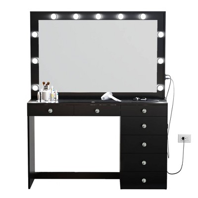 Kate Lighted Makeup Vanity - Boahaus