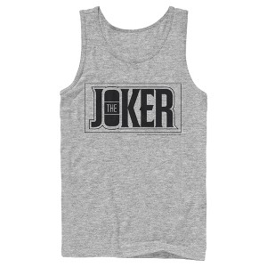 Men's Batman Joker Text Logo Tank Top - 1 of 4
