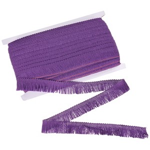 Unique Bargains Polyester Boho Durable Multipurpose Tassel Fringe Trim 27 Yards 1 Inch 1 Pc - 1 of 4