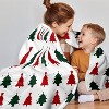 Lomsoe Christmas Flannel Throw Blanket Christmas Decorations Tree Blanket Gifts for Women Men Throw Blankets for Couch Bed. - 3 of 4