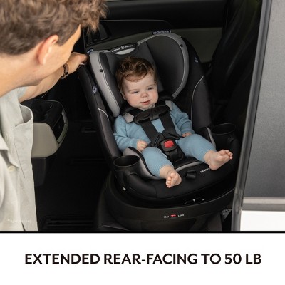 Evenflo Revolve 360 Slim 2-in-1 Rotational Convertible Car Seat - Canton Black