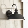 Minka Lavery Industrial Outdoor Barn Light Fixture Black Gooseneck Arm 11 3/4" for Post Exterior Deck House Porch Yard Patio - 2 of 2