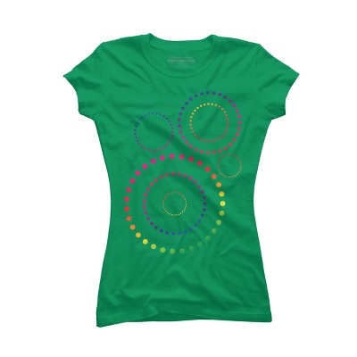 Adult Design By Humans Pride Inclusion Rainbow Circles By SpiritofWonderland T-Shirt
