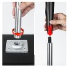 PLAYAPUT Portable Baseball/Softball Batting Tee with Height Adjustment (25-37 inches), Easy Transport, Black and Silver - 4 of 4