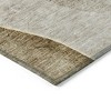 Taupe Beige And Gray Abstract Washable Indoor Outdoor Area Rug - 4 of 4
