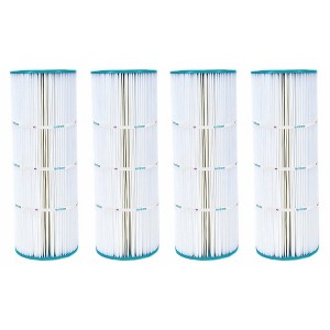 Hurricane Filters Spa Filter Cartridge for Unicel C-7656, PA50, Filbur FC-1240, Hayward Star-Clear C500, and Hayward Easy Clear C550, 4 Pack - 1 of 4