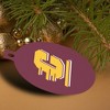 Central Michigan University Logo Aluminum Holiday Christmas Tree Ornament - 4 of 4
