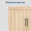 TackView 70.8" Sideboard Buffet Cabinet with Storage, Mid-Century Modern Accent Cabinet with 4 Doors,for Living Room, Kitchen, Hallway - 3 of 4