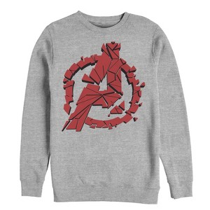 Men's Marvel Avengers: Endgame Shatter Logo Sweatshirt - 1 of 3