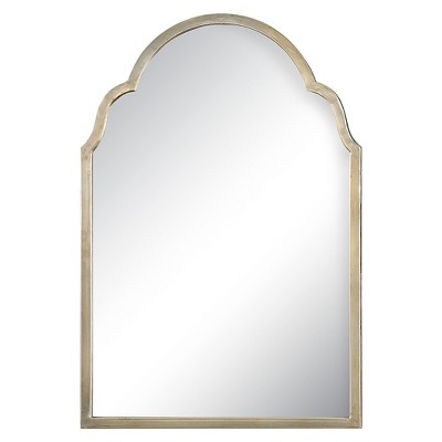 Rectangle Brayden Petite Arch Decorative Wall Mirror Silver - Uttermost