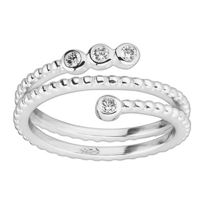 Silpada 'Interstellar' Cubic Zirconia Ring in Sterling Silver