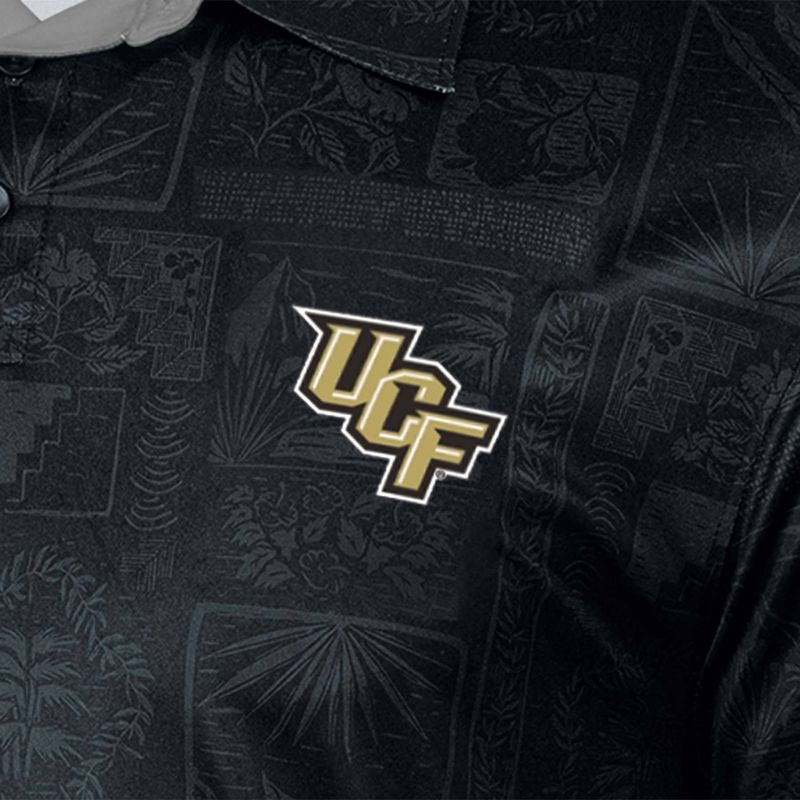 NCAA UCF Knights Men&#39;s Tropical Polo T-Shirt, 3 of 4