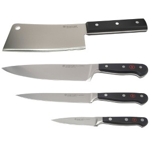 Wusthof Classic 3-Piece Chef's Knife Set #1120160301 with Wusthof Classic 6" Cleaver Knive - 1 of 4
