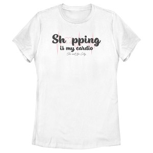 Women's Sex and the City Shopping is My Cardio T-Shirt - 1 of 4