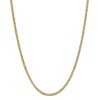 Black Bow Jewelry 3.2mm 10k Yellow Gold Hollow Anchor Chain Necklace - 3 of 4