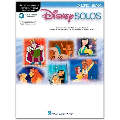 Hal Leonard Play-Along Disney Solos Book for Alto Saxophone (Book/Audio Online)