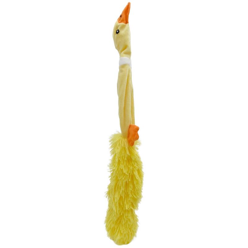 Multipet Empty Nester Bird Unstuffed Dog Toy - Yellow - 20&#34;, 3 of 4