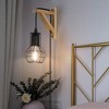 3.54 in. 1-Light Black Metal Wall Sconce - 3 of 4