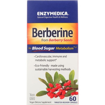 Enzymedica Herbal Supplements Berberine 500 mg Capsule 60ct