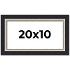 PosterPalooza | Panoramic Embellished Black Picture Frame - UV Acrylic, Foam Board Backing, Hanging Hardware - 2 of 4