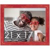 PosterPalooza | Shabby Chic Red Picture Frame - UV Acrylic, Backing Board, Hanging Hardware Included - 2 of 4