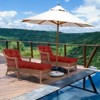 Aoodor 76" x 22" x 5.1" Polyester Tufted Chaise Lounge Cushion, Water-Resistant & Fade-Resistant Cushion for Outdoor Wicker Chaise Lounge Use, 2 Pack - 2 of 4