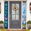 The Lakeside Collection Welcome Banners Porch Themed Spring Or St Patricks Design Set of 2 - Spring - 2 of 2