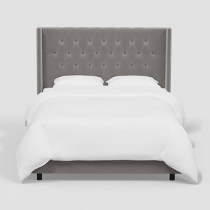 Louis Wingback Bed in Luxe Velvet - Threshold™ - 1 of 3