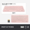 Logitech K380 Multi-Device Bluetooth Keyboard for Mac, Pink - 2 of 3