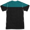 Men's Star Trek Voyager Science Uniform (Front Back Print) Short Sleeve Costume T-Shirt - 3 of 4