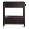 Umberra 2 Drawer Kitchen Cart Red Cocoa - HOMES: Inside + Out: Modern Mobile Island, Storage & Casters - image 4 of 4