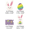 Big Dot of Happiness Hippity Hoppity Paper Straw Decor - Easter Bunny Party Striped Decorative Straws - Set of 24 - 3 of 4