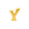 Black Bow Jewelry Letter Y Bead Charm in 14k Yellow Gold Plated Sterling Silver - 2 of 4