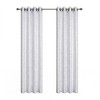Kate Aurora 2 Pack Glam Metallic Sparkle Thermal Light Filtering Grommet Top Curtains - 4 of 4