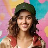 Dalix Hippo Embroidered Cotton Dad Hat Cute Animal Design Adjustable Baseball Cap for Everyday Wear Womens - 3 of 4