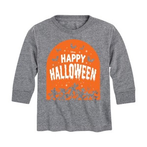 Boys' - Disney - Happy Halloween Tombstone Long Sleeve Graphic T-Shirt - 1 of 4