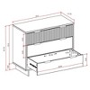 Granville Modern 3 Drawer Standard Dresser - Manhattan Comfort - 3 of 4