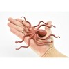 Octopus, Reddish Brown, Octopus, Octopuses, Rubber, Octopodes, Realistic Hand Painted, Figure, Figurine, Replica, Gift,  5 1/2 Inches  CWG88 B238 - 3 of 4