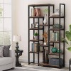 LITTLE TREE 70.86" 6 Tier Bookshelf Brown - 2 of 4