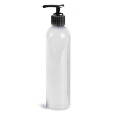 Royal Massage 8oz Bullet Round Massage Oil/Lotion/Liquid Bottle with Saddle Pump
