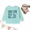 The Juniper Shop Spill The Tea Sis Boat Youth Sweatshirt - 3 of 4