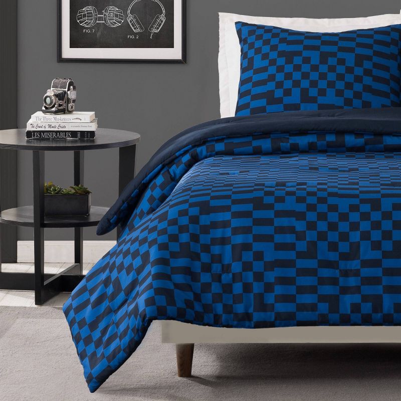 Teen Comforter Set Tonal Blue - Makers Collective, 1 of 5