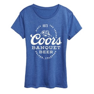 Women's - Coors - Banquet Beer Short Sleeve Graphic T-Shirt - 1 of 4