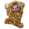Doll Clothes Superstore Fuzzy Yellow Striped Cat Costume for 17.5 cm Labubu Dolls - 2 of 4